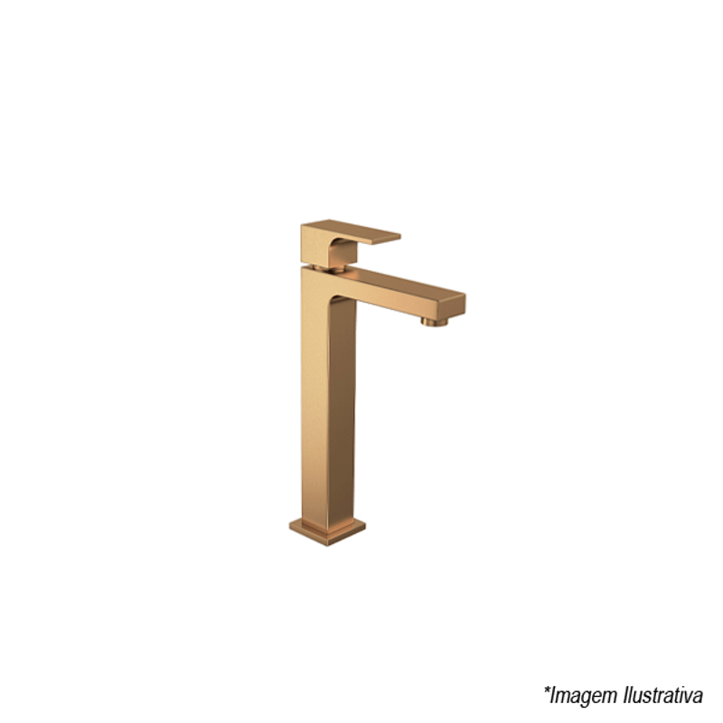 Torneira Para Lavatório De Mesa Gold Matte Unic 1189.GL90.MT - Deca Torneira Para Lavatório De Mesa Gold Matte Unic 1189.GL90.MT - Deca