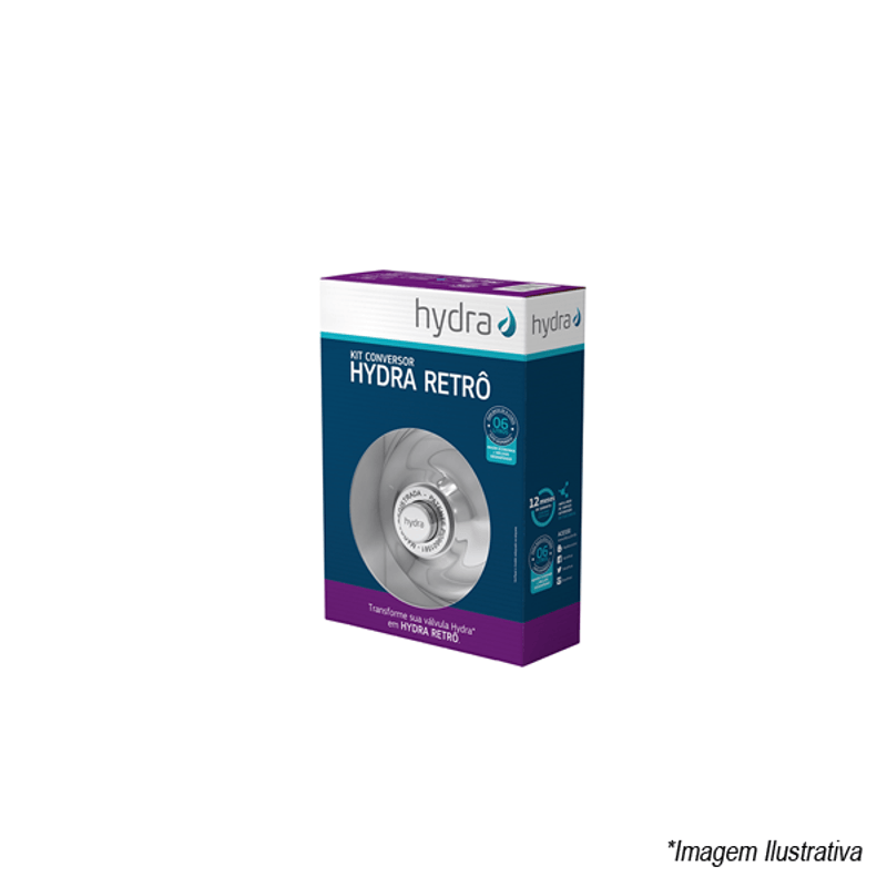 Kit Conversor Válvula Hydra Max para Hydra Retro Cromado - Deca Kit Conversor Válvula Hydra Max para Hydra Retro Cromado - Deca