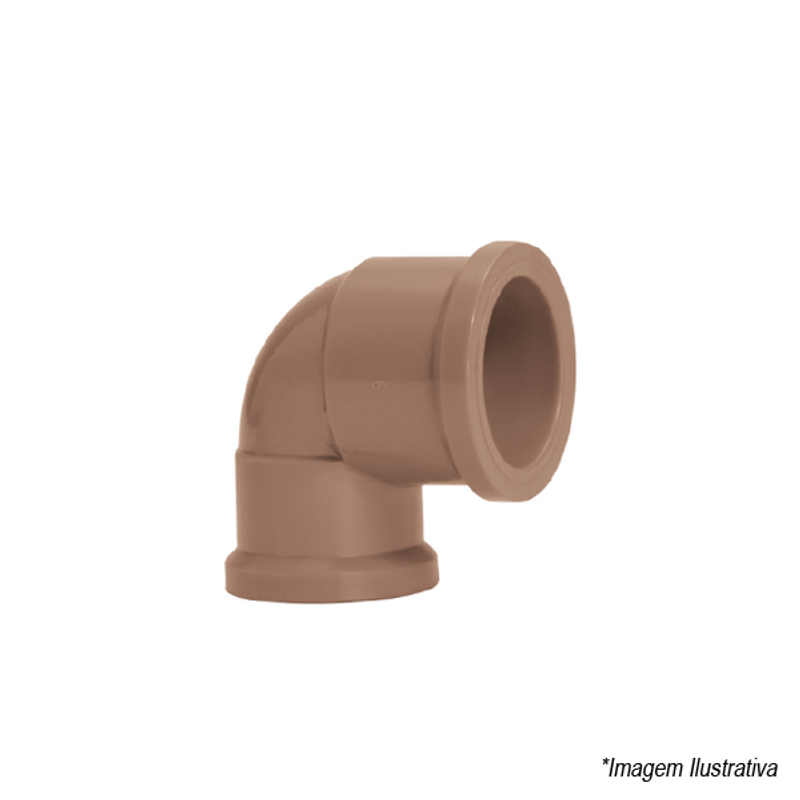 Joelho Redução 90º PVC Soldável  32x25mm  1´x3/4´ - Amanco Joelho Redução 90º PVC Soldável  32x25mm  1´x3/4´ - Amanco