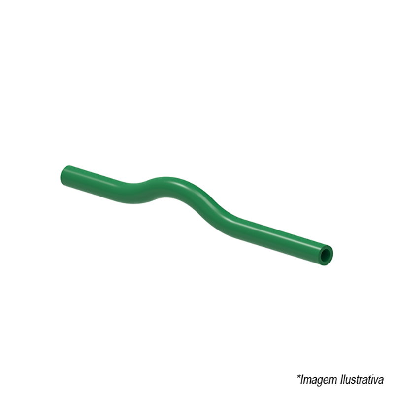Curva PPR de Transposição Termofusão Verde 25mm  3/4´ - Tigre Curva PPR de Transposição Termofusão Verde 25mm  3/4´ - Tigre