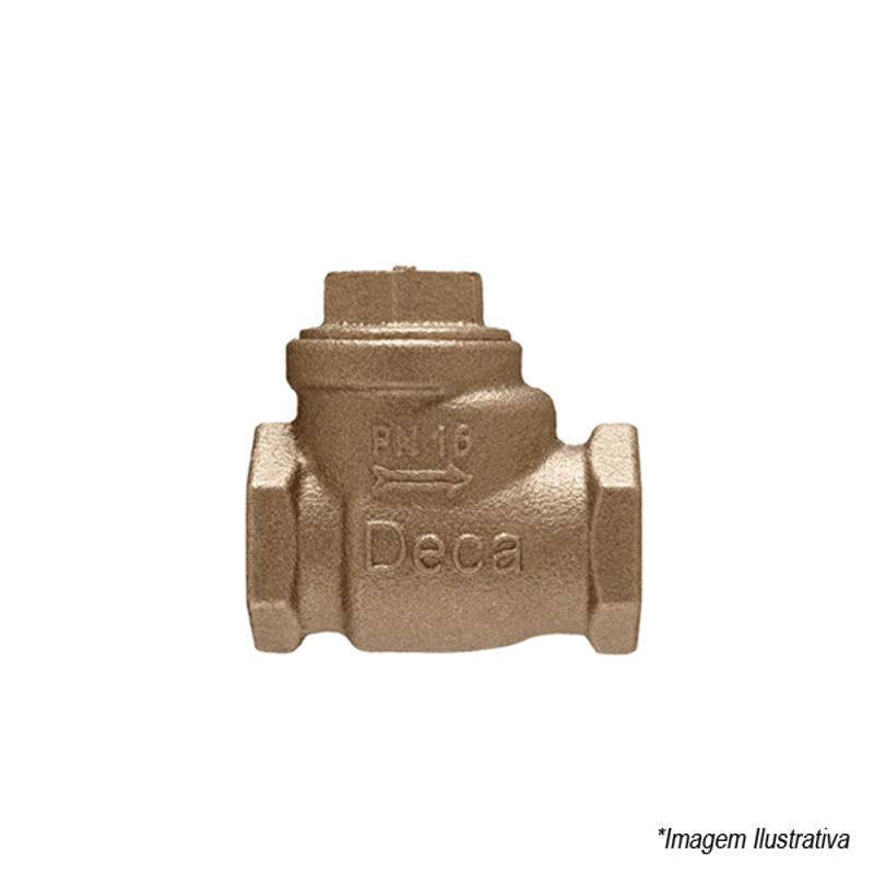 Valvula De Retencao Deca Horizontal 1 1/4 000.053.114.01 Valvula De Retencao Deca Horizontal 1 1/4 000.053.114.01