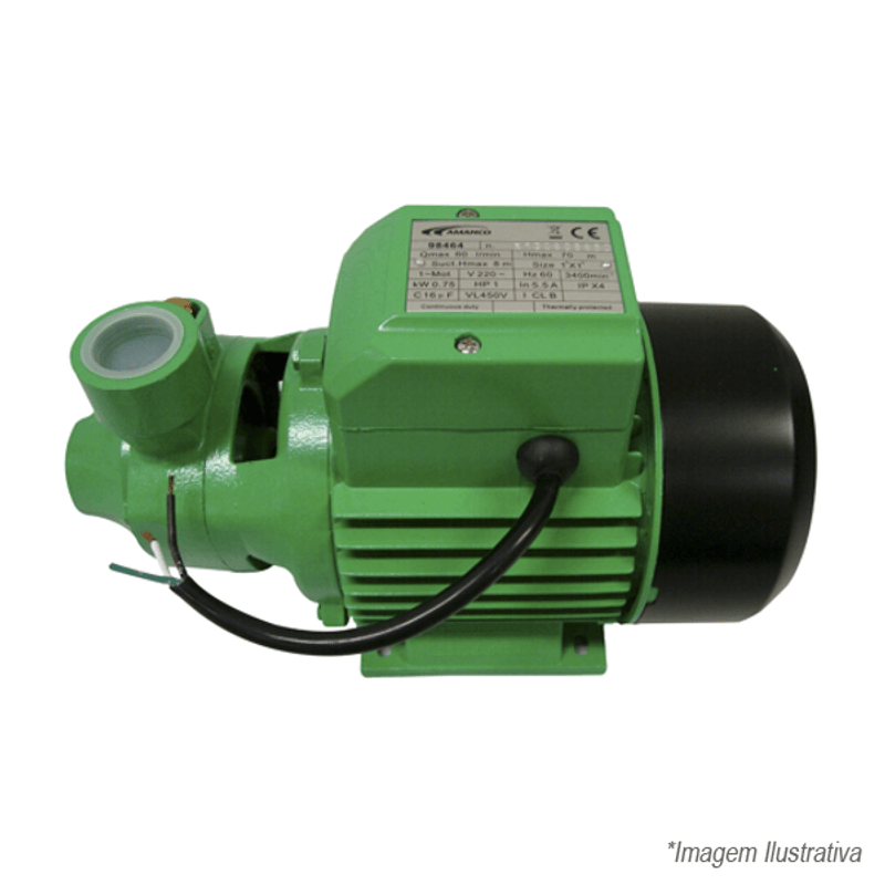 Bomba D’água Periférica Centrífuga XKM60 1/2 HP 110V - Amanco Bomba D’água Periférica Centrífuga XKM60 1/2 HP 110V - Amanco