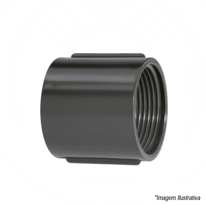 Luva Eletroduto 1´ Roscavel Preto 11714 Amanco Luva Eletroduto 1´ Roscavel Preto 11714 Amanco