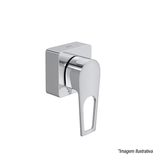 Acabamento para Registro de Pressão Level Mix  3/4  Cromado - Deca