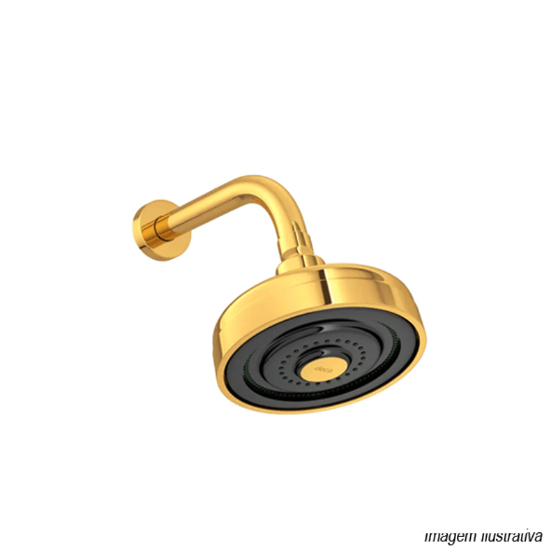 Chuveiro De Parede Acqua Plus Gold 1990.GL.STD - Deca Chuveiro De Parede Acqua Plus Gold 1990.GL.STD - Deca