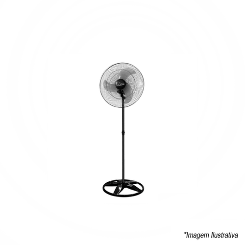 Ventilador Delta Oscilante Coluna Preto 50CM BIV 69-5412