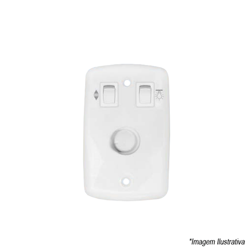 Controle de Ventilador com Dimmer Rotativo Bivolt 56010 LS