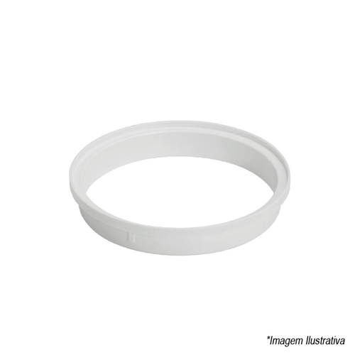 Porta Grelha Redondo 150mm  Branco - Amanco