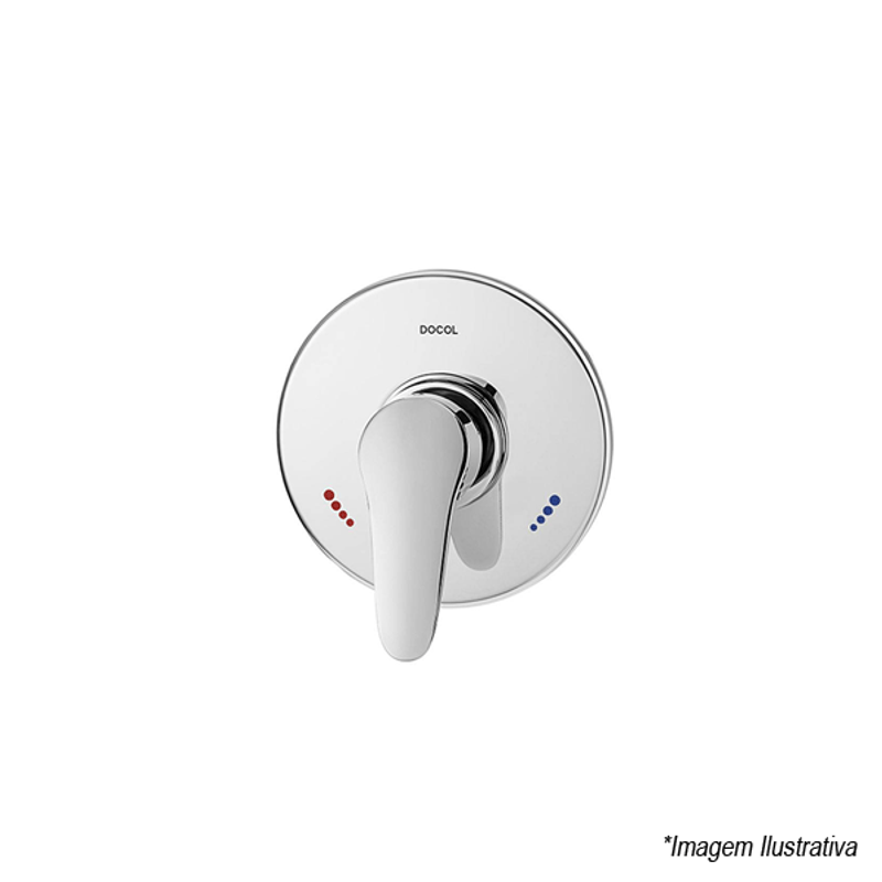 Acabamento Monocomando Para Chuveiro Prinz - Docol Acabamento Monocomando Para Chuveiro Prinz - Docol