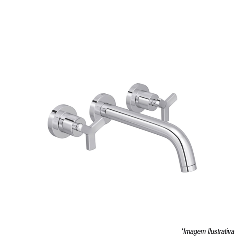 Misturador Para Lavatório De Parede Sky 1878.C25 - Deca Misturador Para Lavatório De Parede Sky 1878.C25 - Deca