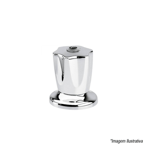 Acabamento para Registro C50  1.1/2´  Cromado - Romis