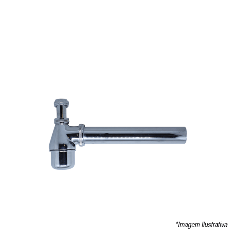 Sifão para Lavatório 1.1/2´ Cromado - Romis Sifão para Lavatório 1.1/2´ Cromado - Romis