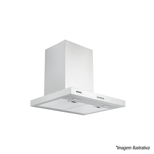 Coifa de Parede New Dritta 60  Vidro e Aço Inox  220V - Tramontina