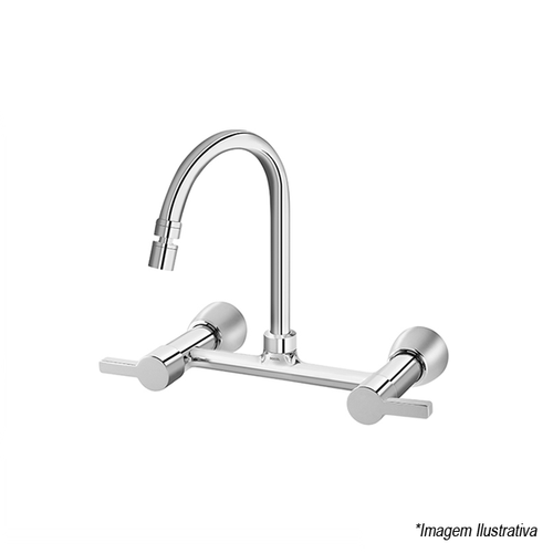 Misturador Para Cozinha De Parede Chess - Docol