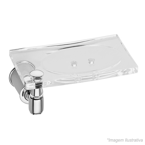 Saboneteira Acrílica De Parede Arabella - Docol