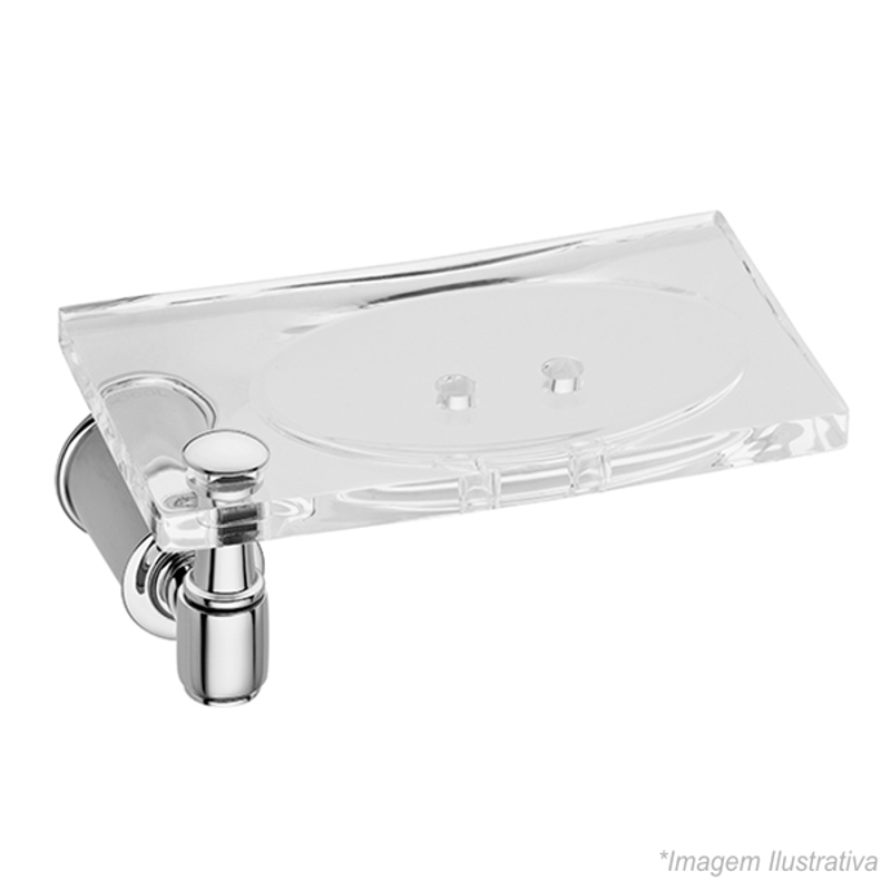 Saboneteira Acrílica De Parede Arabella - Docol Saboneteira Acrílica De Parede Arabella - Docol