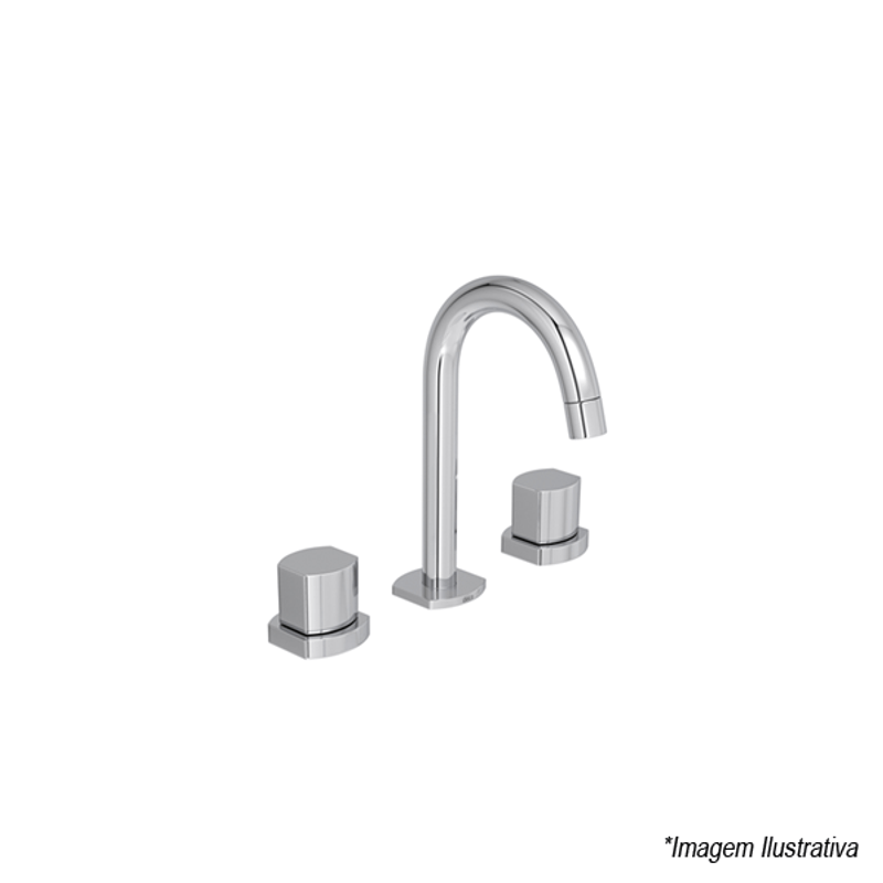 Misturador Para Lavatório De Mesa Bica Alta Liv - Deca Misturador Para Lavatório De Mesa Bica Alta Liv - Deca