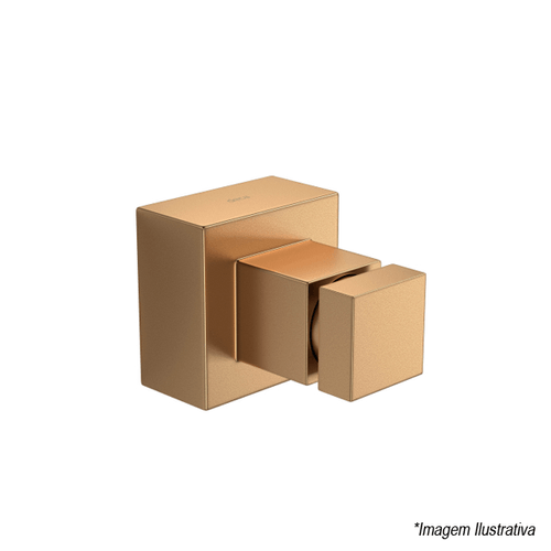 Acabamento para Registro de Gaveta Cubo | 1.1/2" | Gold Matte - Deca