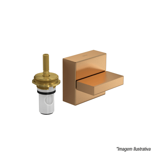 Acabamento para Registro de Pressão | 3/4" | Gold Matte - Deca