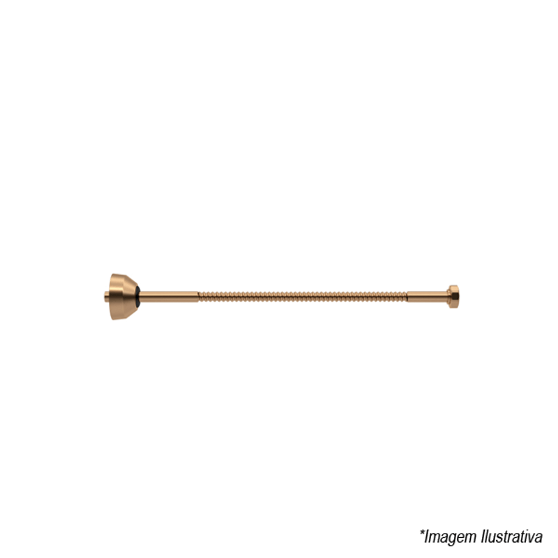 Ligação Flexível 40cm Gold Matte - Deca Ligação Flexível 40cm Gold Matte - Deca