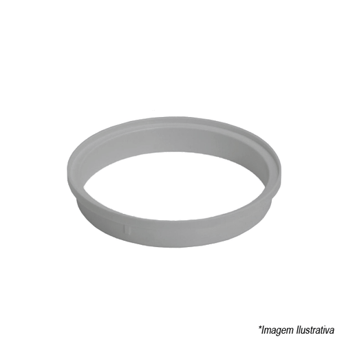 Porta Grelha Redondo 100mm  Cinza - Amanco