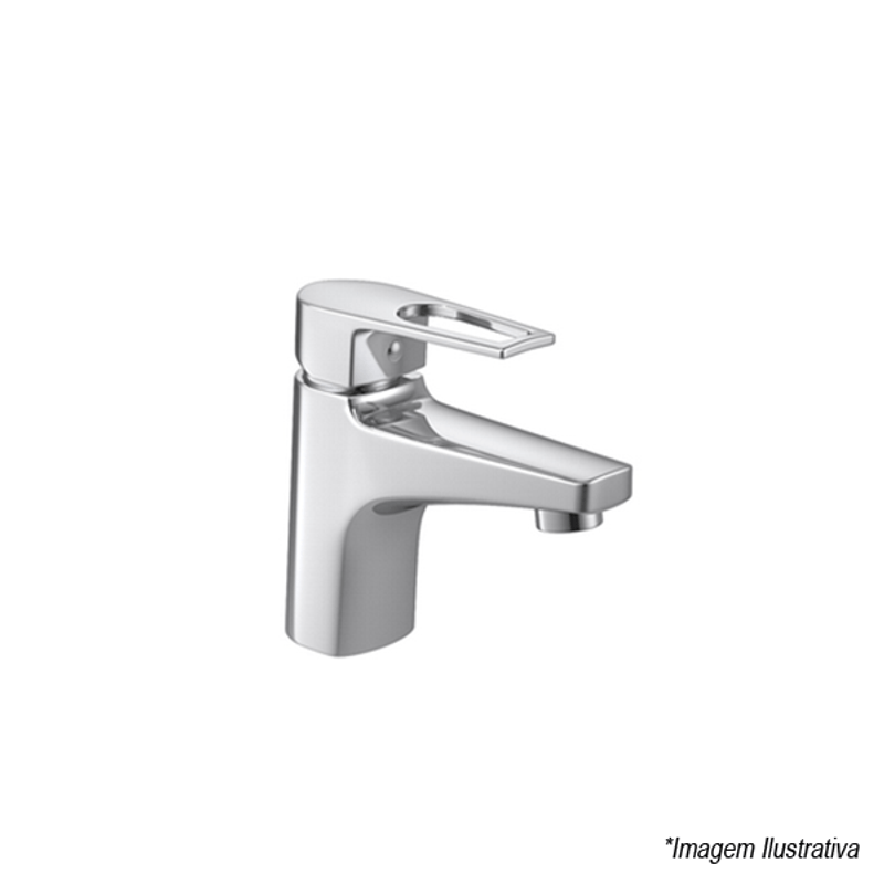 Torneira Misturador Monocomando Banheiro de Bancada Cromado Level Mix - Deca Torneira Misturador Monocomando Banheiro de Bancada Cromado Level Mix - Deca