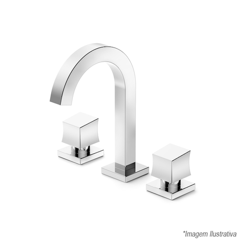 Misturador de Banheiro para Lavatório com Bica Alta Cromado Gap - Roca