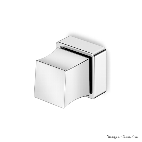 Acabamento para Registro Base Docol Gap  1/2´  3/4´  1´  Cromado - Roca