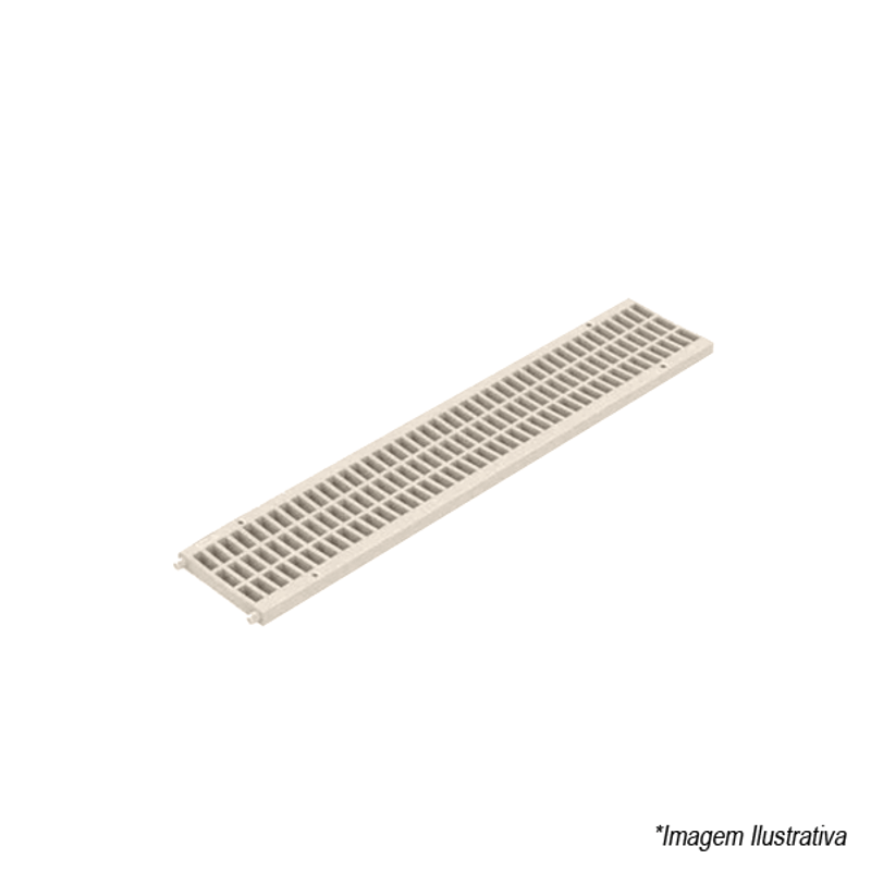 Grelha Piso para Pedestre 10x50cm Areia 32032133 Tigre Grelha Piso para Pedestre 10x50cm Areia 32032133 Tigre