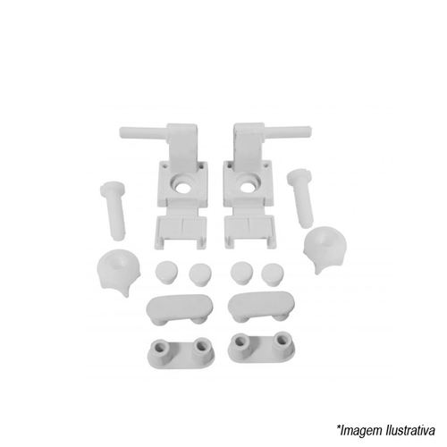 Conjunto de Fixação para Assento AP.80 Branco 1100.FX01.17 Deca