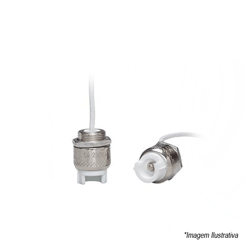 Soquete Para Fluor AntVibratoeio MT1113 Decorlux Soquete Para Fluor AntVibratoeio MT1113 Decorlux