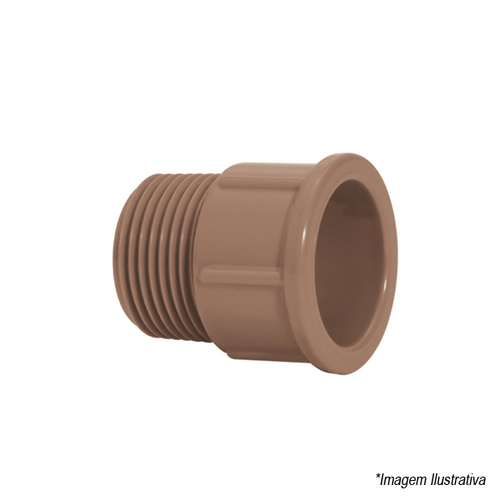 Adaptador PVC Curto  Solda 50mm e Rosca 1.1/4´ - Amanco