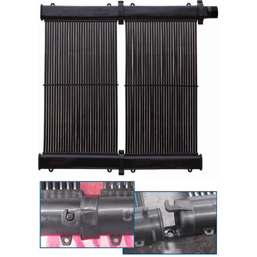 Placa Aquecedor Solar Para Piscina 0,42X3m Unisol