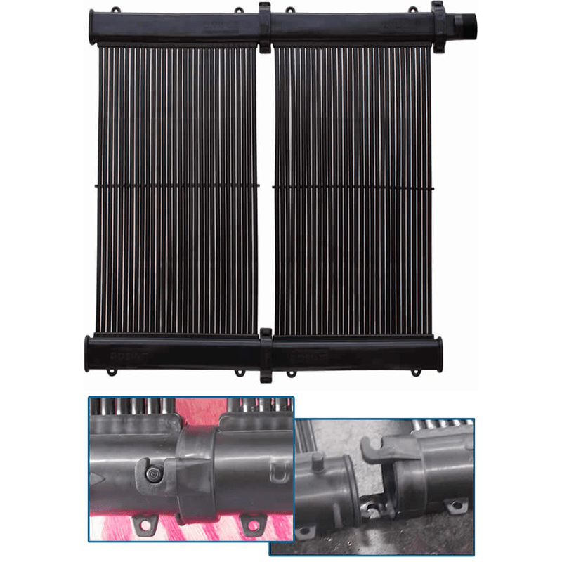 Placa Aquecedor Solar Para Piscina 0,42X3m Unisol Placa Aquecedor Solar Para Piscina 0,42X3m Unisol