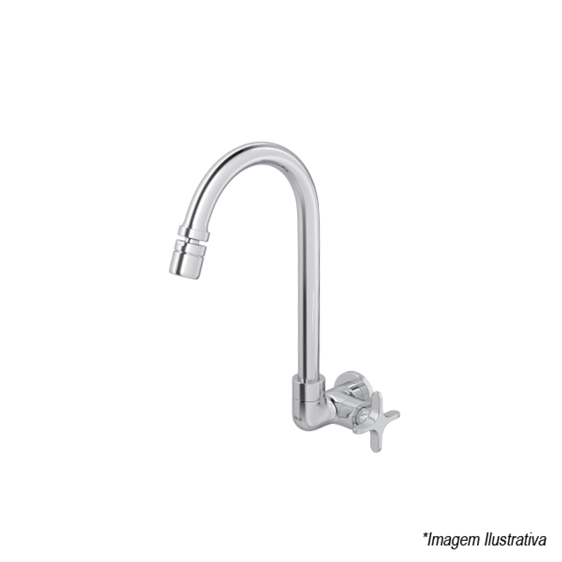 Torneira Para Cozinha De Parede Flex 1168.C20.CLM - Deca Torneira Para Cozinha De Parede Flex 1168.C20.CLM - Deca