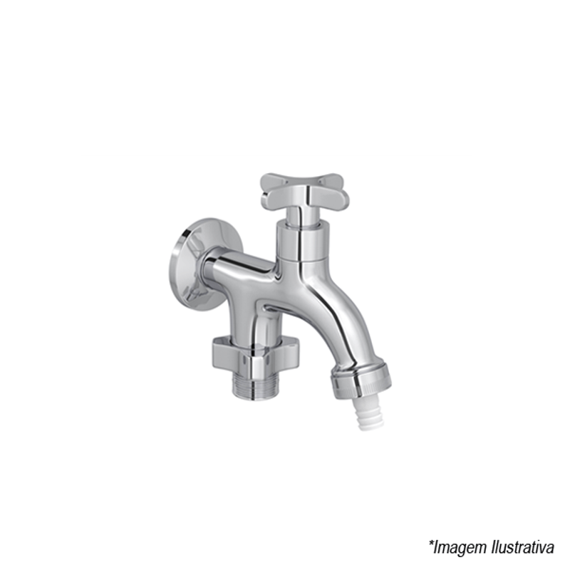 Torneira de tanque com derivação para máquina  Deca Torneira de tanque com derivação para máquina  Deca