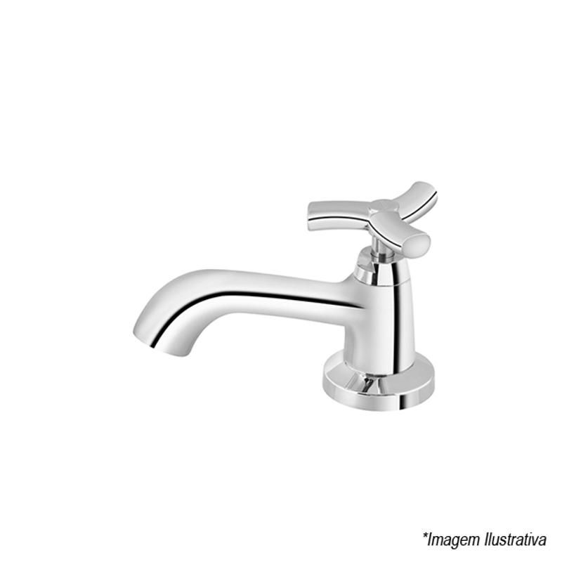 Torneira para Banheiro de Bancada Bica Baixa Cromada Primor - Docol Torneira para Banheiro de Bancada Bica Baixa Cromada Primor - Docol