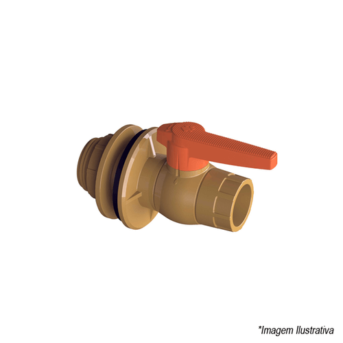 Adaptador para Caixa D'Água com Registro 40mm  1.1/4´ - Tigre