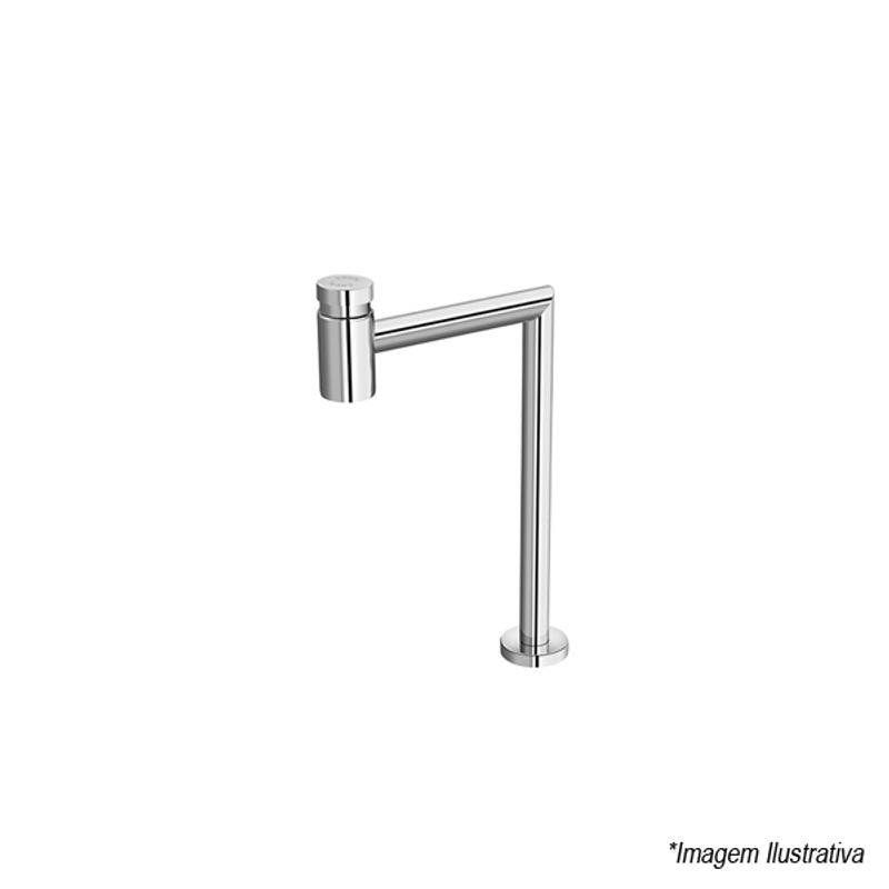 Torneira para Banheiro Bica Alta LoggicaMatic Cromada - Docol Torneira para Banheiro Bica Alta LoggicaMatic Cromada - Docol