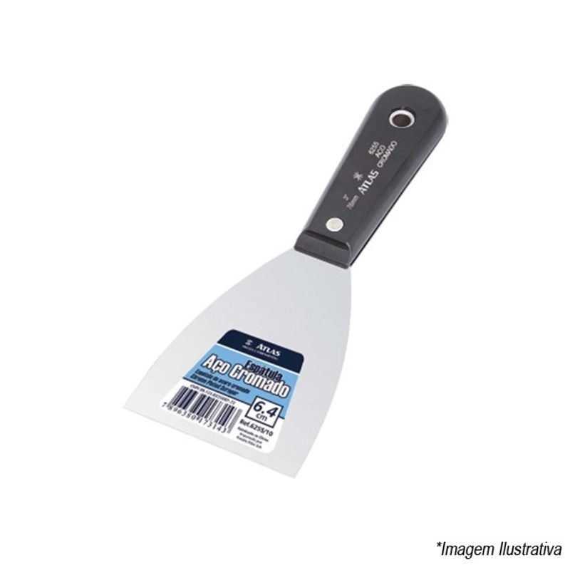 Espátula Aço Cromado 6cm 6255/10 Atlas Espátula Aço Cromado 6cm 6255/10 Atlas
