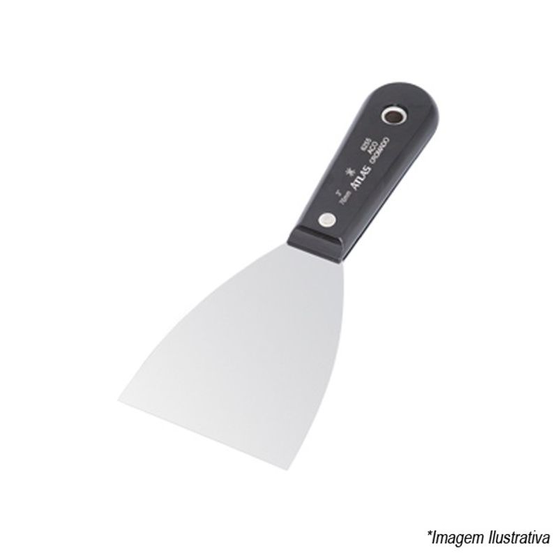 Espátula Aço Cromado 8cm 6255/12 Atlas Espátula Aço Cromado 8cm 6255/12 Atlas