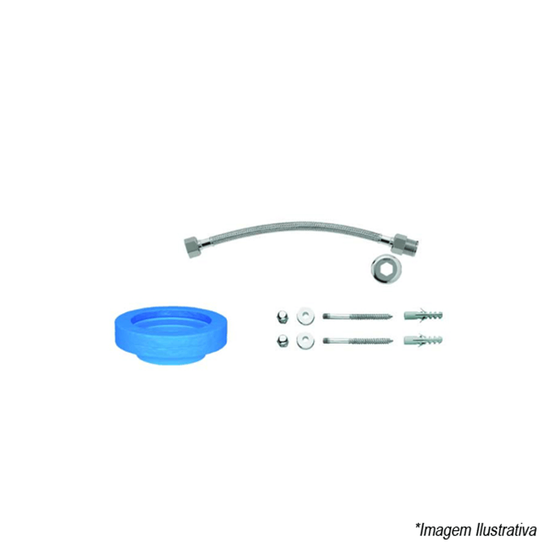 Kit de Instalação para Bacia com Caixa de Fixação Vertical - Deca Kit de Instalação para Bacia com Caixa de Fixação Vertical - Deca