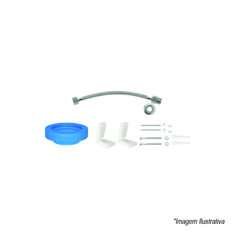 Kit de Instalação para Bacia com Caixa de Fixação Lateral - Deca Kit de Instalação para Bacia com Caixa de Fixação Lateral - Deca