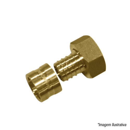 Conector Fixo Fêmea Metálico PEX 20x1/2 97501 Amanco