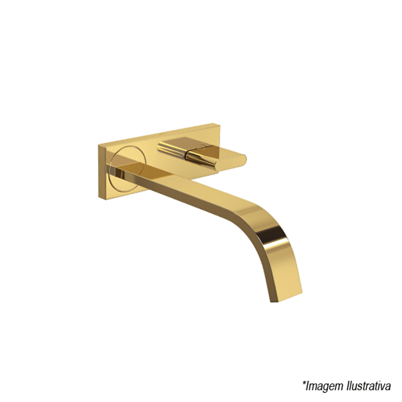 Torneira Polo de Parede para Lavatório Gold 1179.GL33 Deca Torneira Polo de Parede para Lavatório Gold 1179.GL33 Deca
