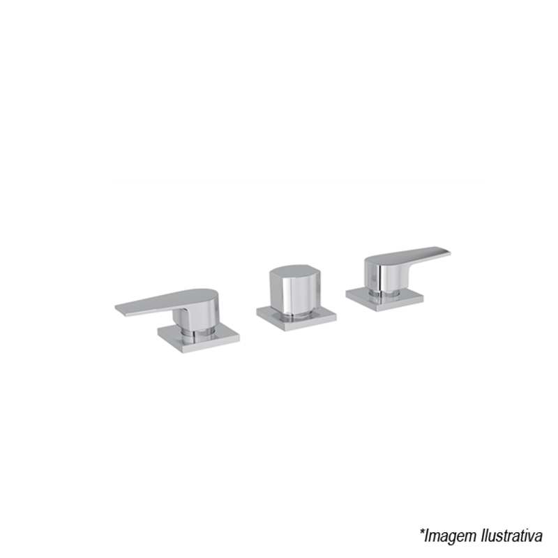 Misturador Para Bidê Level 1895.C26 - Deca Misturador Para Bidê Level 1895.C26 - Deca