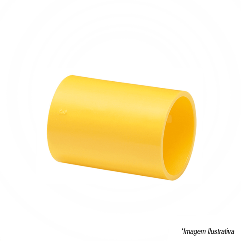 Luva de Pressão para Eletroduto Amarelo 32mm 11726 Amanco Luva de Pressão para Eletroduto Amarelo 32mm 11726 Amanco