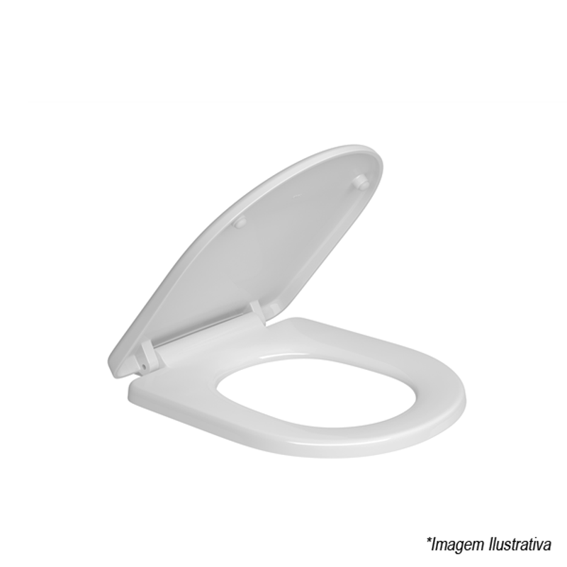 Assento Sanitário Slow Close Branco Level AP.65.17 - Deca Assento Sanitário Slow Close Branco Level AP.65.17 - Deca