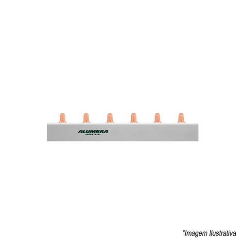 Barramento Monopolar Tipo Pino 80A 12 Pinos 8910 Alumbra