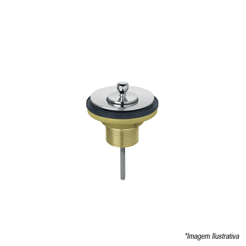 Válvula de Lavatório Universal Arte com Tampa de Metal - Docol Válvula de Lavatório Universal Arte com Tampa de Metal - Docol